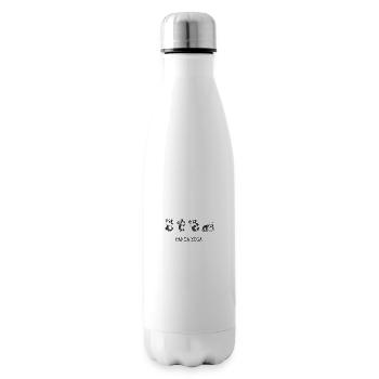 Panda Yoga | lustiges Geschenk - Isolierflasche - Weiß - Rechts