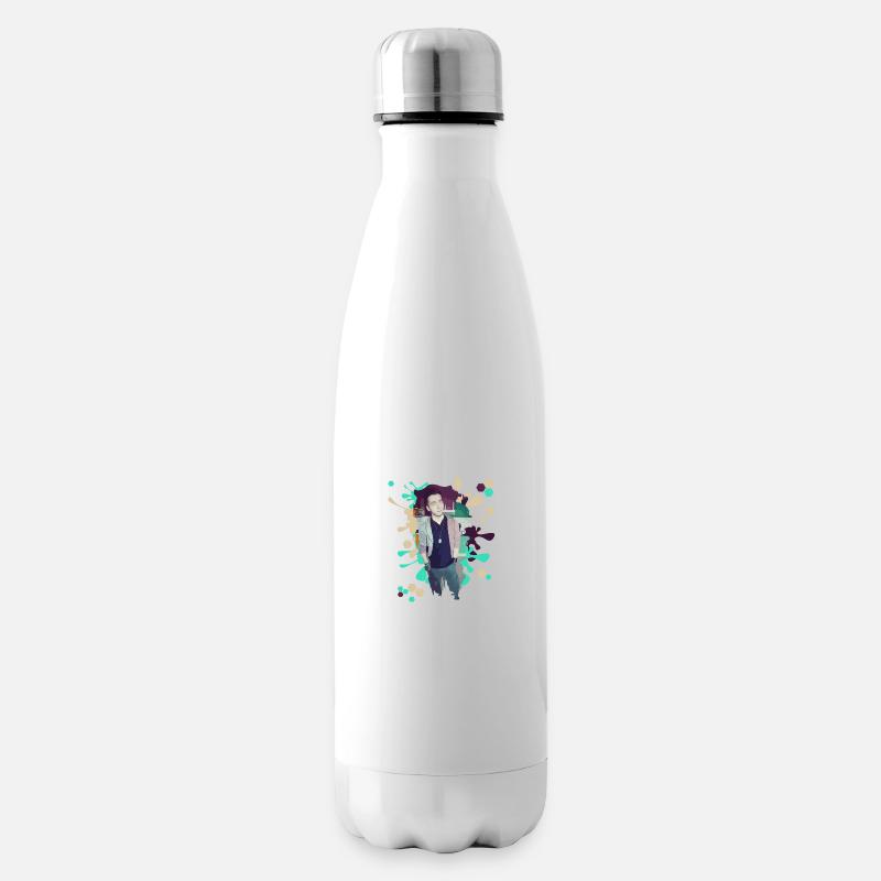 Splash-Man Modern Design - Isolierflasche - Weiß