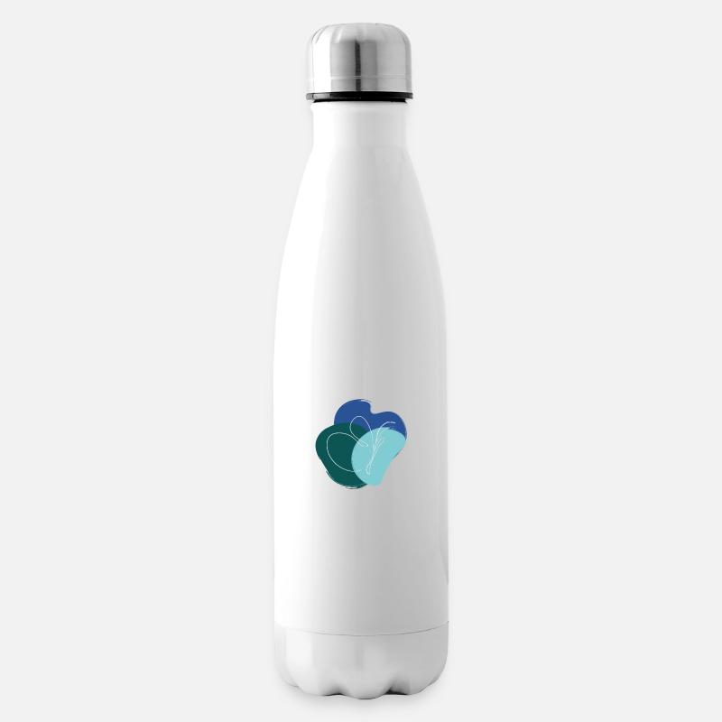 PAPILLON DANS UN TRAIT - Bouteille isotherme - blanc