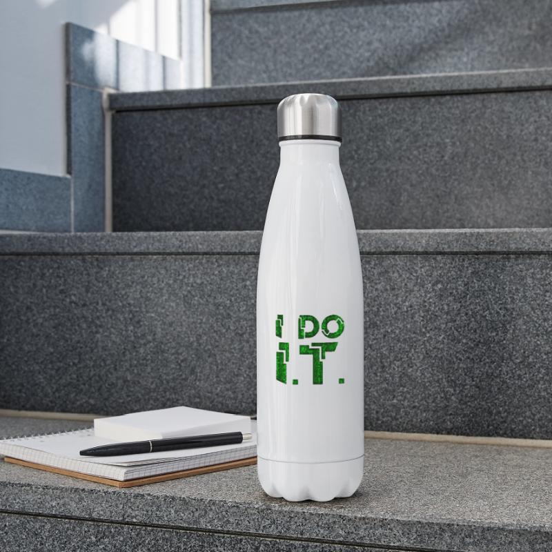IT guy support geek computer computer geek i do it Insulated Water Bottle