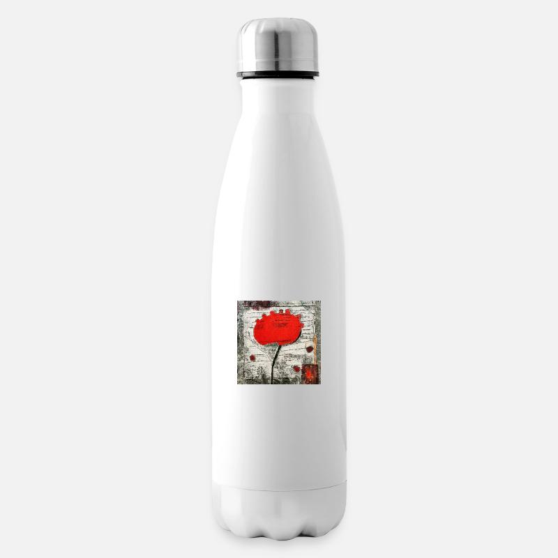 Blomster - Isolierflasche - Weiß