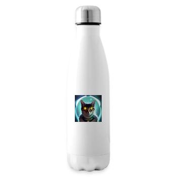 The Universe Cat - Insulated Water Bottle - white - Right