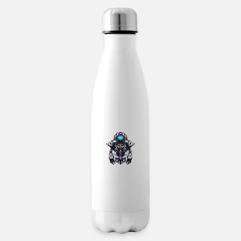 Robot Alpha - Insulated Water Bottle - white
