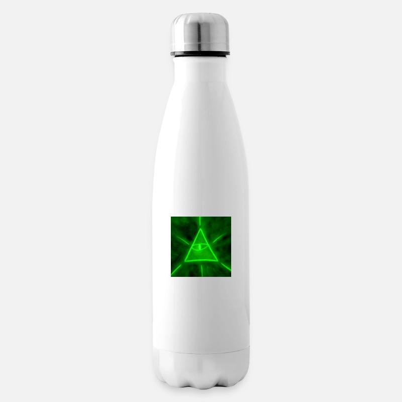 ÜBERRAGEND GRÜN SEIN - Isolierflasche - Weiß