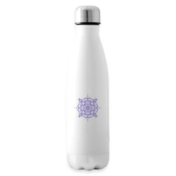 Mandala style - Insulated Water Bottle - white - Right