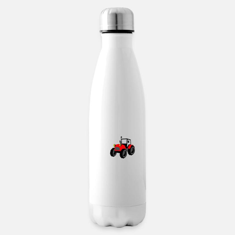 traktor biogang02 umgebaut - Isolierflasche - Weiß