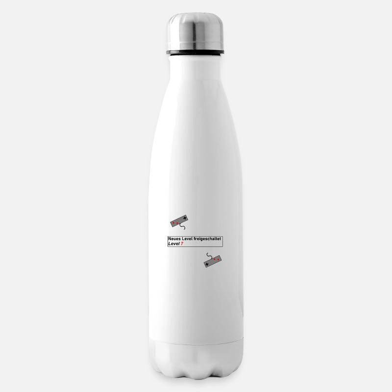 Geburtstag Gaming Geschenk Geschenkidee Level Up - Isolierflasche - Weiß