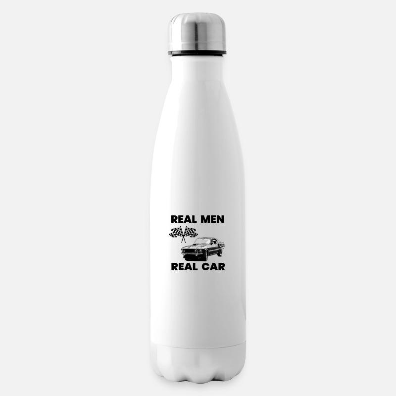Auto - Isolierflasche - Weiß
