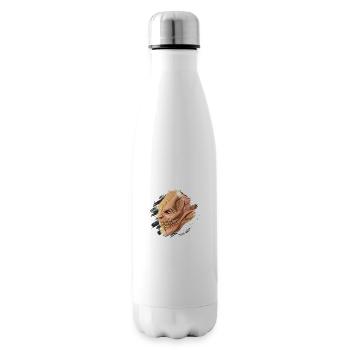Krampus Percht Devil 2318 - Insulated Water Bottle - white - Right