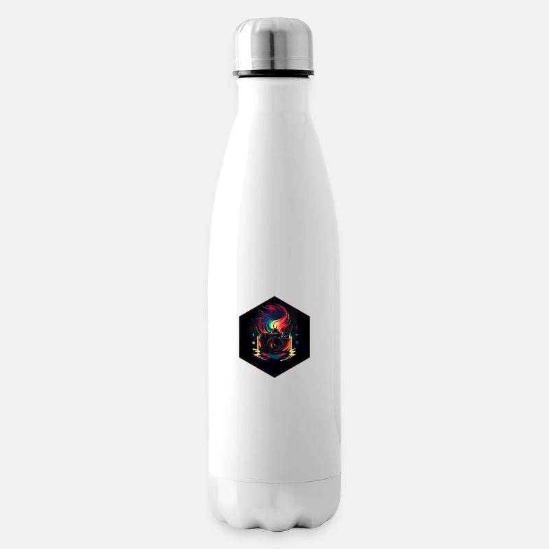 Photograph Linse - Isolierflasche - Weiß