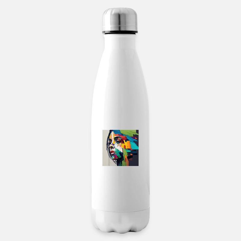 Premium Design - Isolierflasche - Weiß