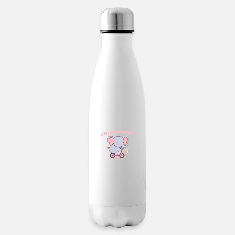 Elefant fantastisch - Isolierflasche - Weiß