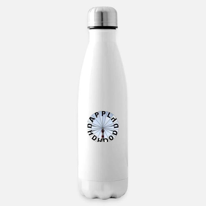 Letter Kaleidoskop - Isolierflasche - Weiß
