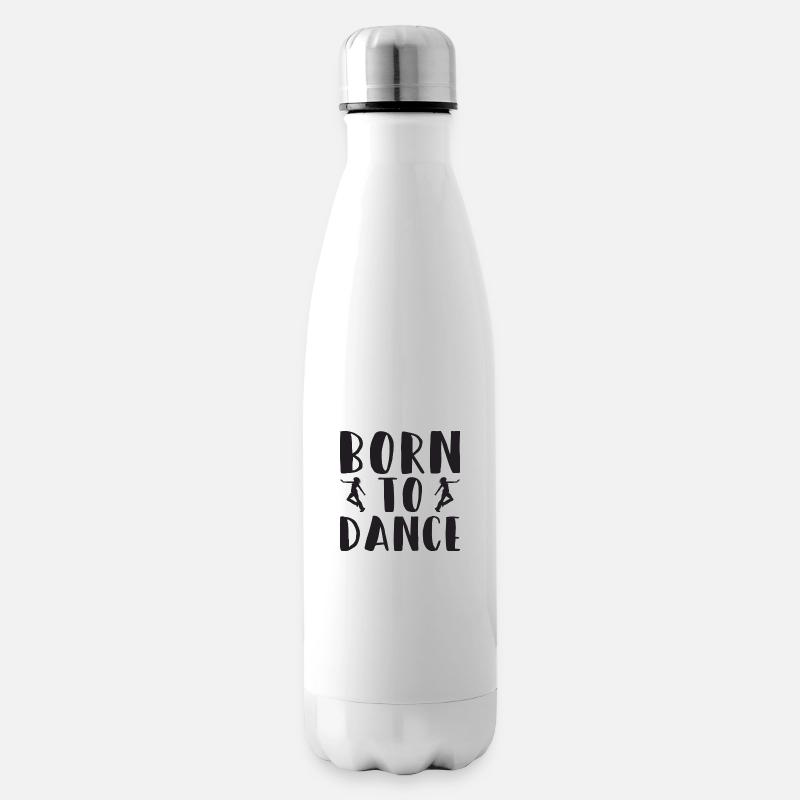 Né pour danser - Bouteille isotherme - blanc