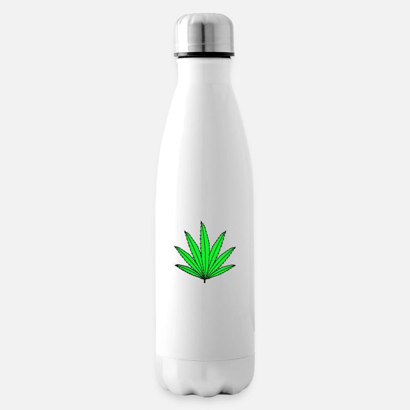 Hanf - Isolierflasche - Weiß