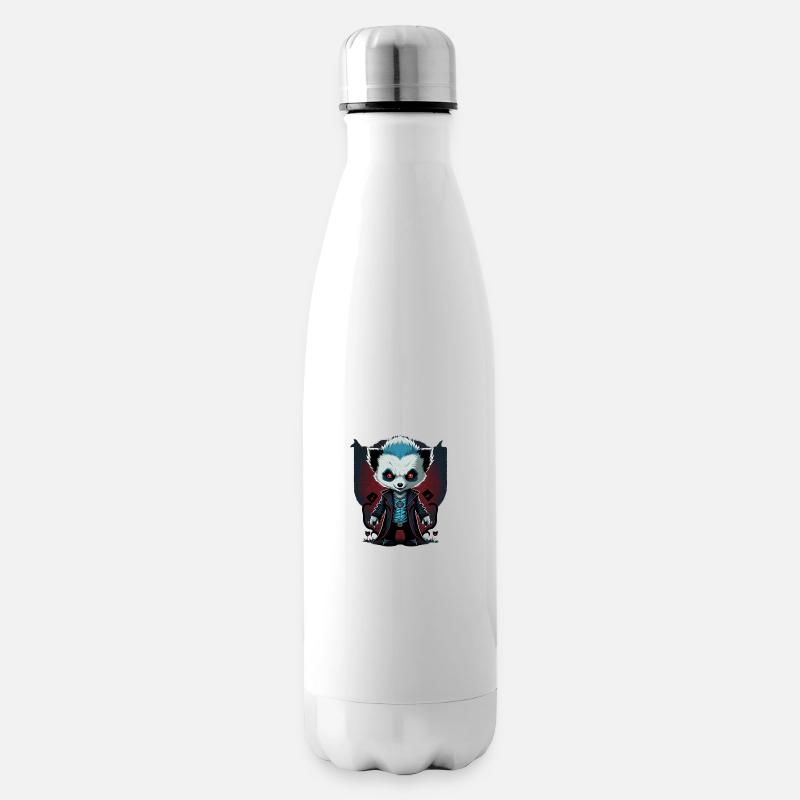 Panda vampire - Bouteille isotherme - blanc