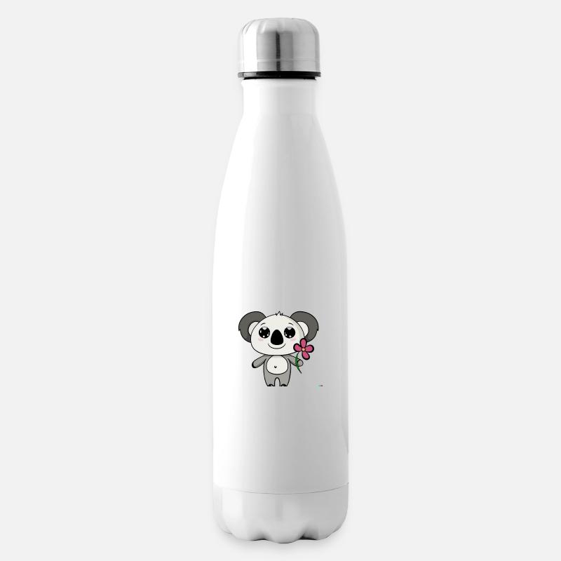 Cute cartoon panda - Isolierflasche - Weiß