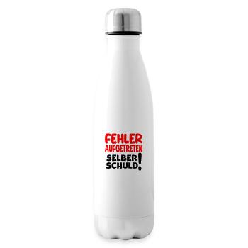 aufgetreten - Isolierflasche - Weiß - Rechts