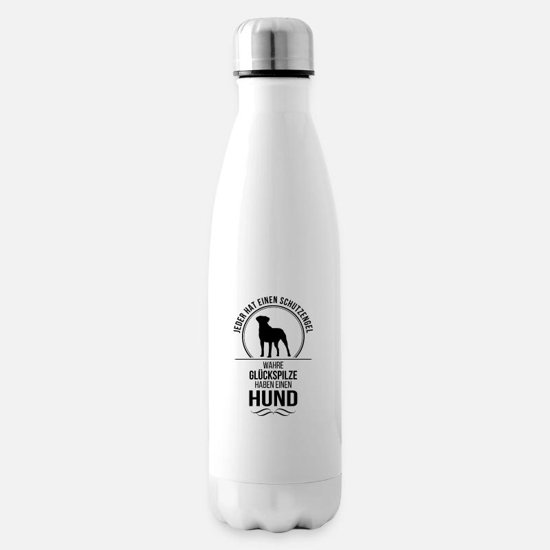 Hund Schutzengel Hundespruch Hunde Spruch Wilsigns - Isolierflasche - Weiß