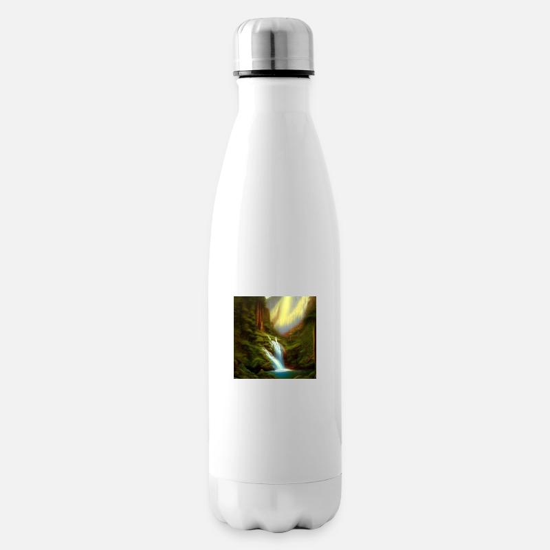 Wasserfall - Isolierflasche - Weiß
