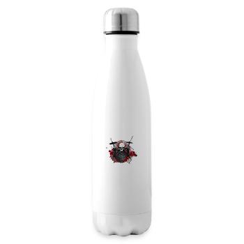 Drums crazy - Isolierflasche - Weiß - Rechts