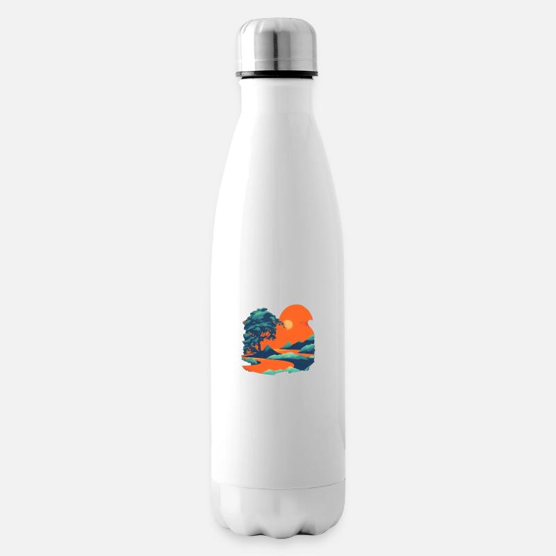 A tree - Insulated Water Bottle - white