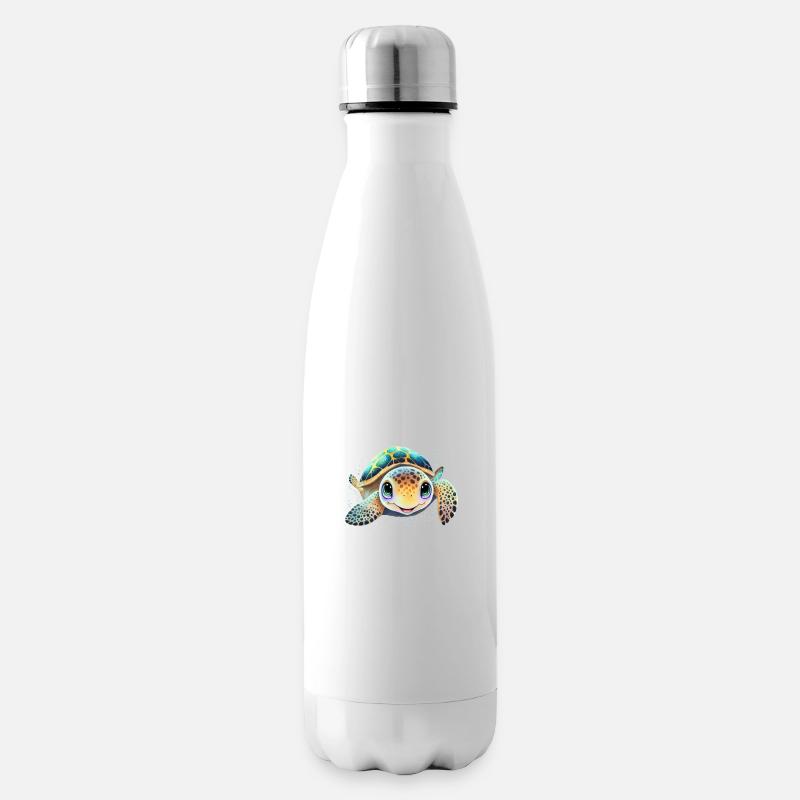 Tortue - Bouteille isotherme - blanc