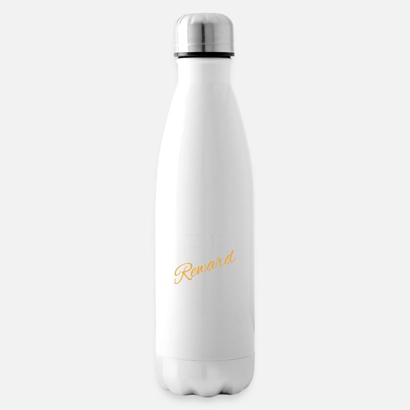 No Risk No Reward - Bouteille isotherme - blanc