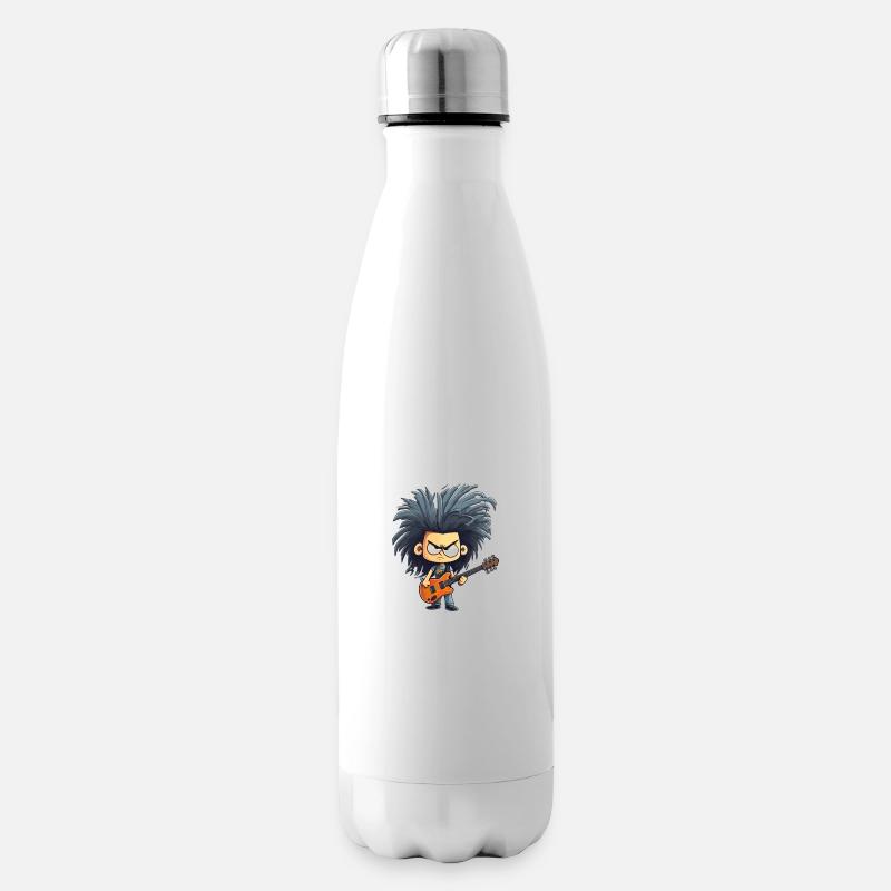 Crazy Guitar - Isolierflasche - Weiß