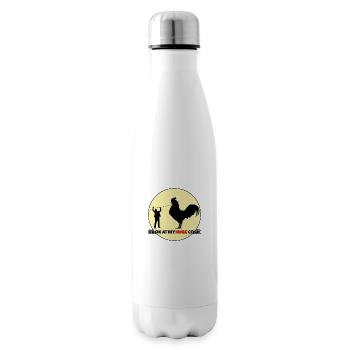 Look at my HUGE COCK. - Insulated Water Bottle - white - Right