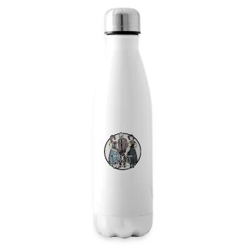 Obacht // Illustration - Isolierflasche - Weiß - Rechts