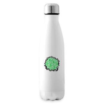 Citation géniale de manchot du pôle Nord - Bouteille isotherme - blanc - Droite