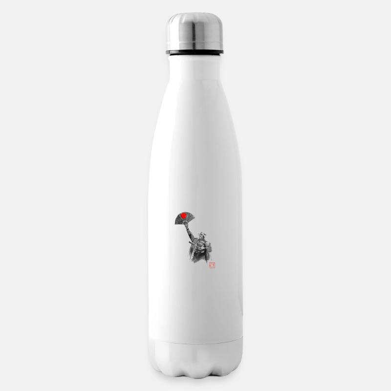 Kopf hoch, Shogun - Isolierflasche - Weiß