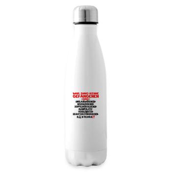 Wir sind keine Gefangenen - Isolierflasche - Weiß - Rechts