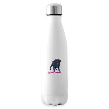 Mops Dogs Mommy Hunde Mama Rassehund - Isolierflasche - Weiß - Rechts