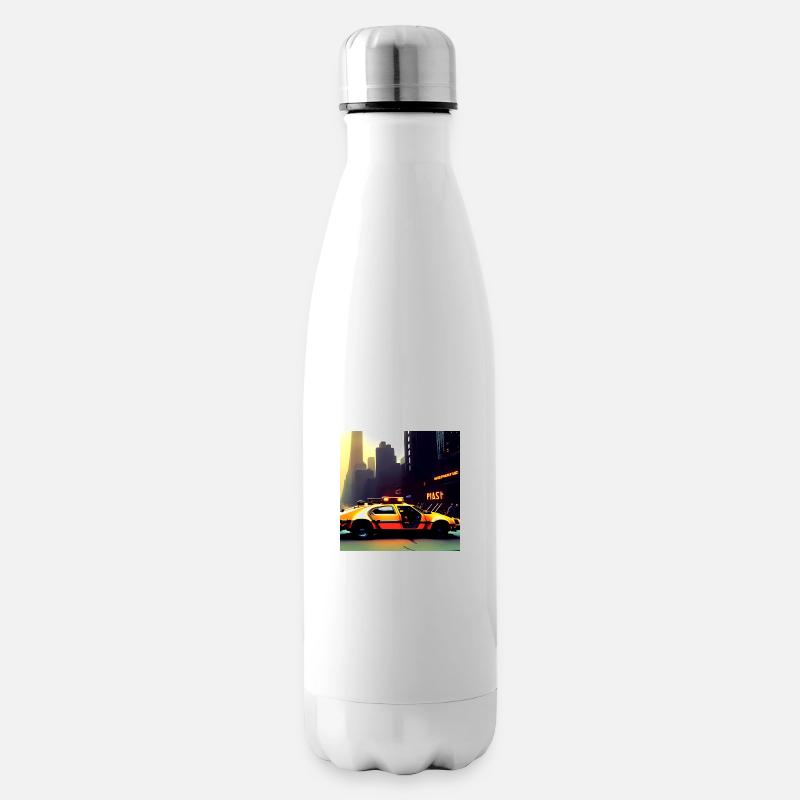Cyberpunk Auto - Bouteille isotherme - blanc