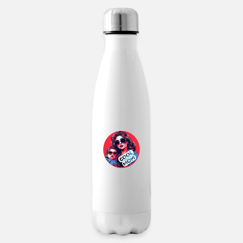 Cool Mom - Insulated Water Bottle - white