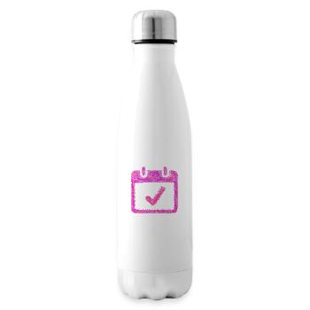 RÉSERVEZ LA DATE - Bouteille isotherme - blanc - Droite