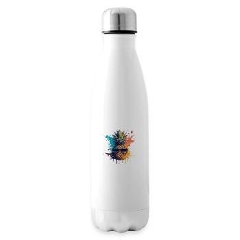 Drôle de fruit d’ananas - Bouteille isotherme - blanc - Droite
