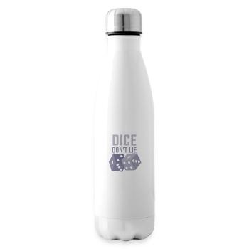 dice dont lie - Insulated Water Bottle - white - Right
