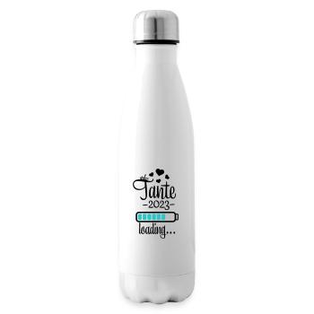 tante 2023 is loading - Isolierflasche - Weiß - Rechts