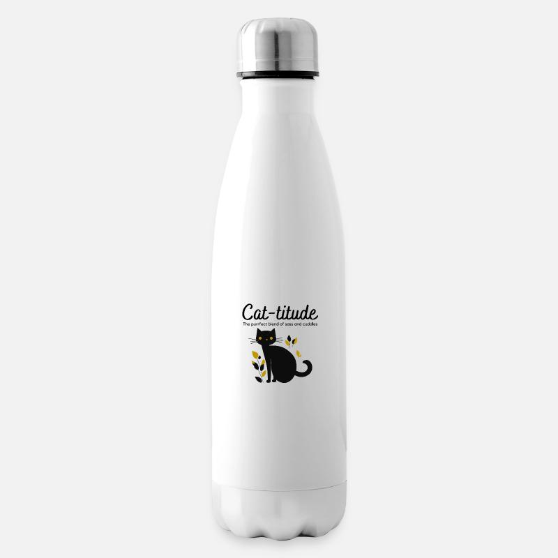 CAT titude - Isolierflasche - Weiß