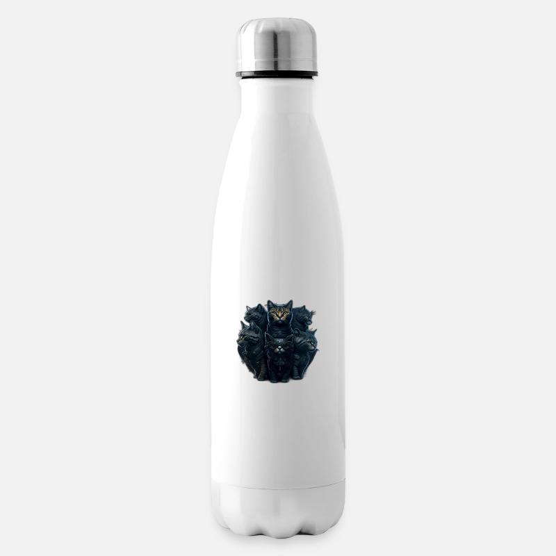 Cats - Insulated Water Bottle - white