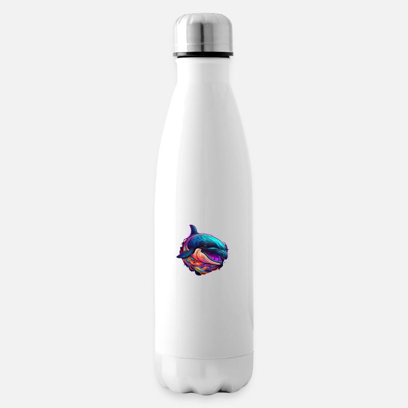 Art de l’orque - Bouteille isotherme - blanc