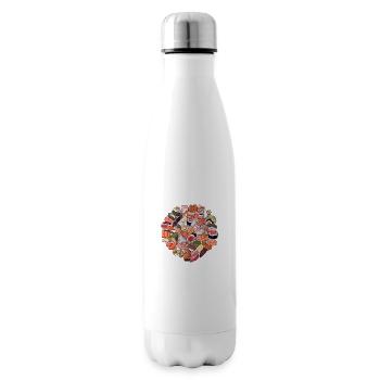 Un délice de sushis - Bouteille isotherme - blanc - Droite