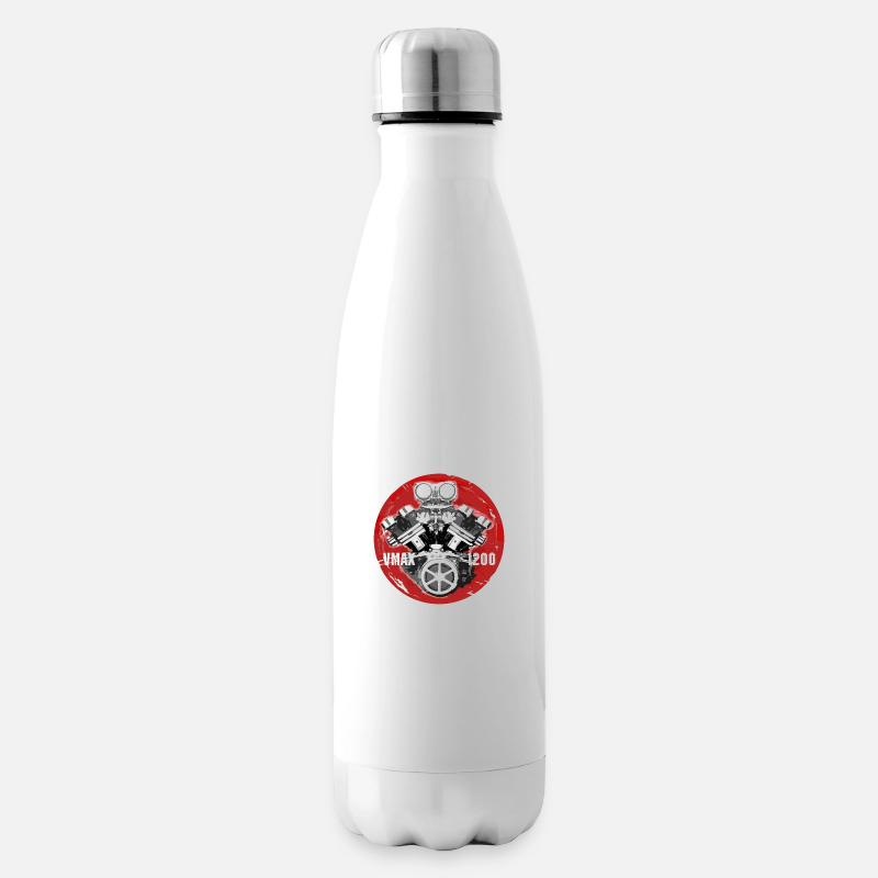 VMAX 1200 Engine Japan Style - Isolierflasche - Weiß