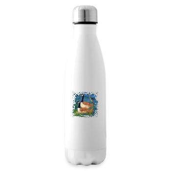 Oiseaux - Bouteille isotherme - blanc - Droite