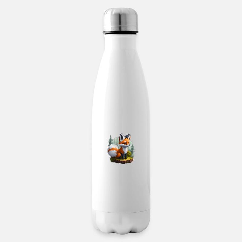 Small tortoiseshell - Insulated Water Bottle - white