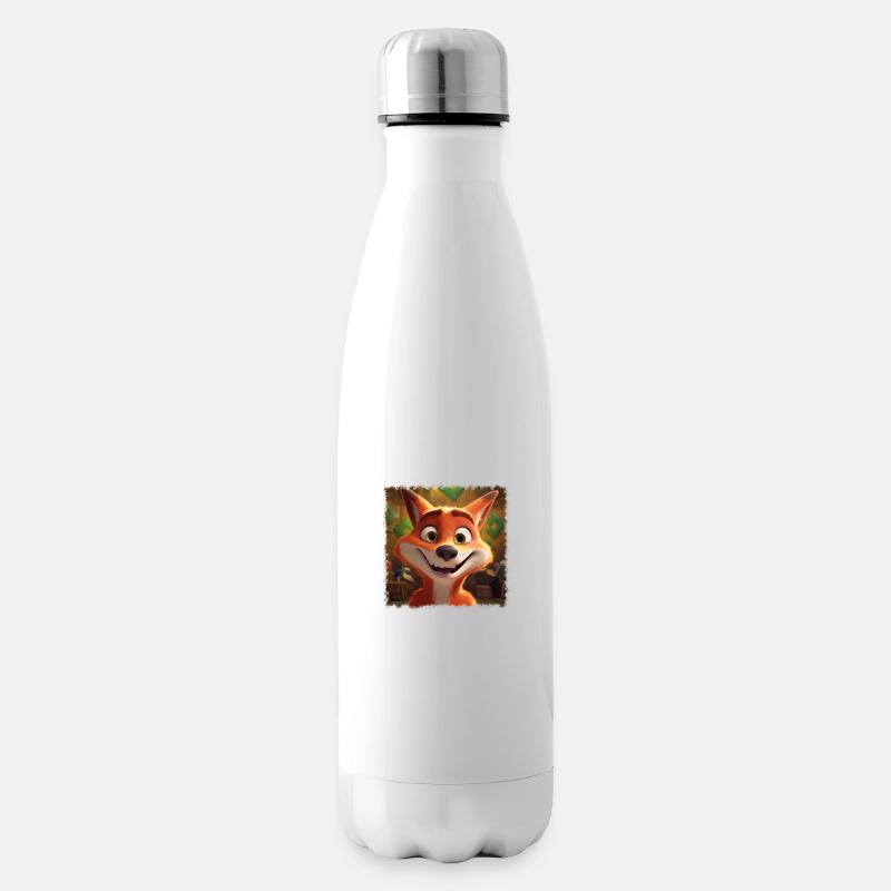 niedlicher Fuchs - Isolierflasche - Weiß