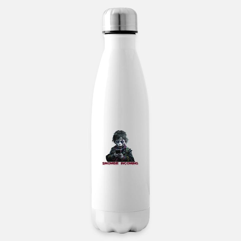 smombie incoming - Isolierflasche - Weiß